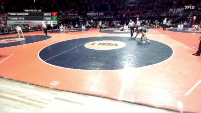 2A 175 lbs Cons. Round 3 - Ben Vazquez, Antioch vs Gage Tate, Sterling (H.S.)