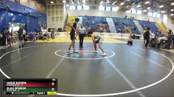 132 lbs Round 5 (8 Team) - Elias Spurlin, Black Hive vs Josue Batista, Altamonte WC