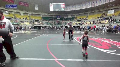 37-40 lbs Quarterfinal - Joel Kramer, Panther Youth Wrestling-CPR vs Kobe Bowman, Cyclone Youth Wrestling