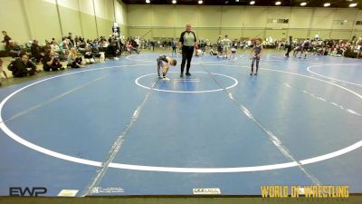 52 lbs Rr Rnd 3 - Johnny Weisinger, Mat Union Misfits 9U 1 vs Lucas Freeman, POWA 9U