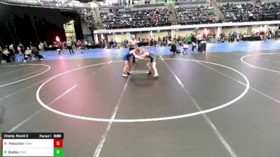 Girls 5th - 6th grade - 107 Champ. Round 3 - Reese Mescher, Iowa vs Piper Bailey, Sebolt Wrestling Academy