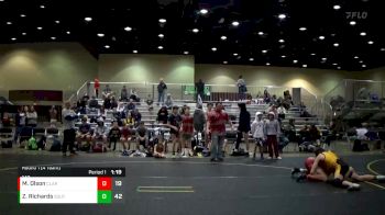 140 lbs Round 1 (4 Team) - Max Olson, Clarkston vs Zander Richards, South Lyon Matcats