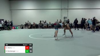 195 lbs Round 2 (6 Team) - Ben Bomberger, Poway vs Gunner Henry, Roundtree