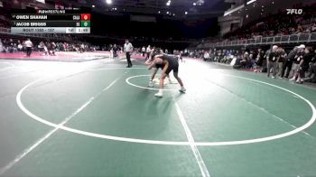 157 lbs Champ. Round 2 - Jacob Briggs, Elk Grove vs Owen Shahan, Calaveras