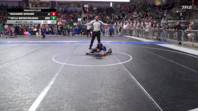 45 lbs Quarterfinal - Tayla Broeckelman, Great Bend Wrestling Club vs Roxanne Shouse, Junction City