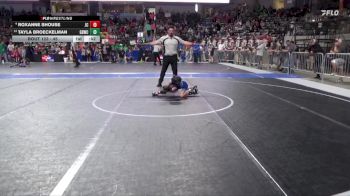 45 lbs Quarterfinal - Tayla Broeckelman, Great Bend Wrestling Club vs Roxanne Shouse, Junction City