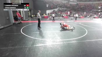 145 lbs Cons. Round 4 - Ethan Derrick, New Richmond vs Camden Stichman, Wrestling Factory