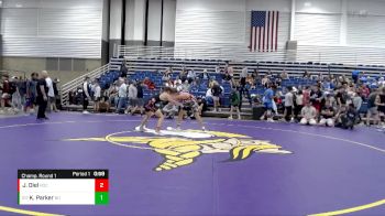 135 lbs Champ. Round 1 - Keith Parker, Ben Davis vs James Diel, Rockford