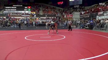 157 lbs 3rd Place Match - Blake Winsor, Pratt vs Joseph Welsh, Abilene Hs