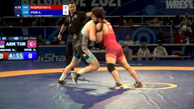 63 kg Quarterfinal - Hrachya Poghosyan, Arm vs Ahmet Uyar, Tur
