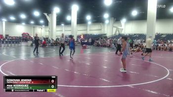 106 lbs Round 4 (10 Team) - Donovan Jenkins, Youth Impact Center Blue vs Max Rodriguez, Bad Bay Wrestling Club