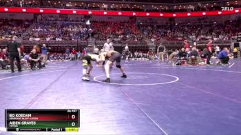 2A-157 lbs Champ. Round 2 - Aiden Graves, Tipton vs Bo Koedam, Sergeant Bluff-Luton