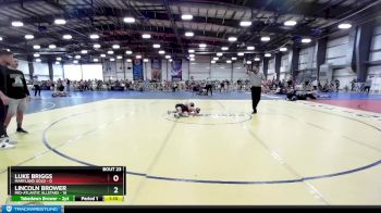 60 lbs Rd# 9- 2:15pm Saturday Final Pool - Luke Briggs, Maryland GOLD vs Lincoln Brower, Mid-Atlantic AllStars
