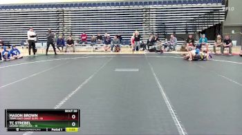 92 lbs Round 6 (10 Team) - Mason Brown, Terps East Coast Elite vs TC Strebel, Legend Wrestling