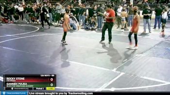 86 lbs Quarterfinal - Rocky Stone, Colorado vs Gannen Majka, Black Fox Wrestling Academy