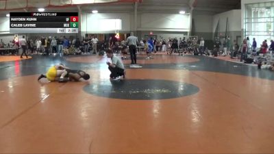 149 lbs Champ. Round 2 - Caleb Lavine, McKendree vs Hayden Kuhn, Ashland University