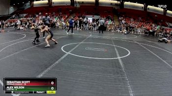 72 lbs Round 1 (8 Team) - Sebastian Scott, Meridian Maniacs vs Alex Wilson, Lake WC