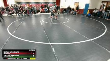 106 lbs Champ. Round 2 - Trysin Martinez, Cheyenne East vs Ricky Schneider, Kemmerer