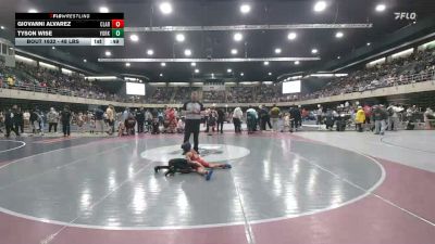 48 lbs Consi Of 8 #2 - Giovanni Alvarez, Clarksburg vs Tyson Wise, York