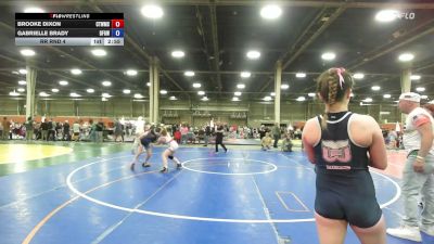 110 lbs Rr Rnd 4 - Brooke Dixon, NE Whale - GHSE vs Gabrielle Brady, Diamond Fish - GHSE