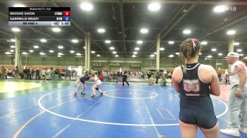 110 lbs Rr Rnd 4 - Brooke Dixon, NE Whale - GHSE vs Gabrielle Brady, Diamond Fish - GHSE