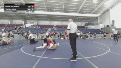 165 lbs Semis - Evan Brubaker, Sanderson Wrestling Academy vs Lucca Villa, TW Wrestling