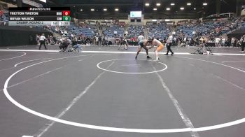 197 lbs Champ. Round 2 - Bryan Wilson, Cowley College vs Treyton Tweton, Midland (Neb.)