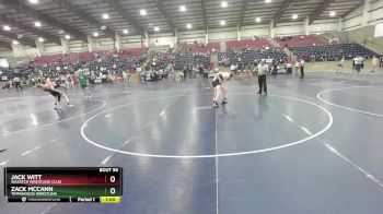 126 lbs Semifinal - Jack Witt, Wasatch Wrestling Club vs Zack McCann, Timpanogos Wrestling