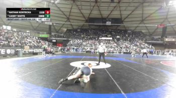 Boys 4A 126 lbs Champ. Round 2 - Nathan Kostecka, Lewis And Clark vs Casey Watts, Sumner