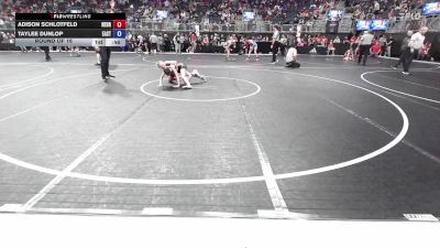 77.8-84.4 lbs Round Of 16 - Adison Schlotfeld, Nebraska Wrestling Academy vs Taylee Dunlop, East Kansas Eagles