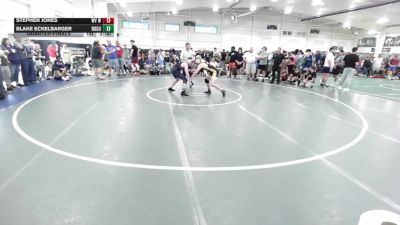 160 lbs Quarterfinal - Stephen Jones, WV Wild-HS vs Blake Eckelbarger, Rogue Wrestling Club-HS