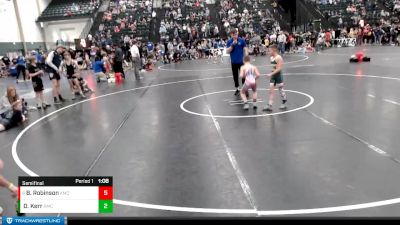 62-67 lbs Semifinal - Beckett Robinson, Elm Creek Wresting Club vs D.j. Kerr, Bryan Youth Wrestling Club