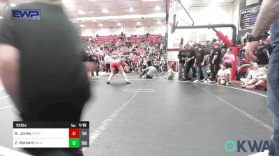 120 lbs Rr Rnd 2 - Rhyan Jones, Ponca City LadyCat Wrestling vs Zaylee Ballard, Oklahoma Mafia