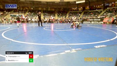 70 lbs Consi Of 4 - Kal Thompson, King Select vs Luke Baublitz, Mayfield Mat Academy