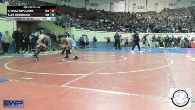 120 lbs Consi Of 16 #2 - Arnold Sepulveda, Enid Junior High vs Alex Rodriguez, Tonkawa