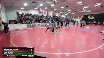 105 lbs Cons. Round 4 - Belen Melendez, Santiago Corona vs Lily Ulmer, El Toro