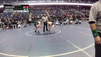 132 lbs Champ. Round 1 - Bliss Joyce, Trinity vs Sophie Stepp, North Henderson&nbsp;