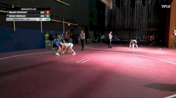 132 lbs Round 2 - Noah Bergan, Crestwood, Cresco vs Miles Stickley, Dubuque Senior