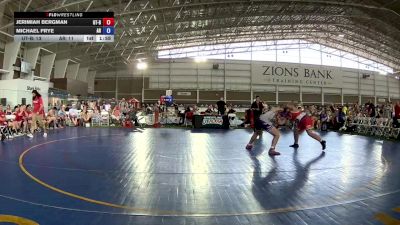 215 lbs Jerimiah Bergman, Utah Black vs Michael Frye, Arkansas