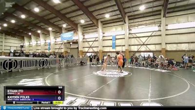165 lbs Champ Round 1 (16 Team) - Ethan Ito, Hawaii 1 vs Kayden Folks, West Coast Wrestling