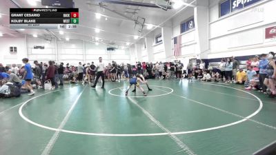 80 lbs Quarterfinal - Grant Cesario, Backyard Barbarians-MS vs Kolby Blake, West Virginia Wild-MS