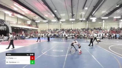 50 lbs Rr Rnd 2 - Coleman Flake, High Elevation WC vs Max Cordova, Sierra Grande Panthers