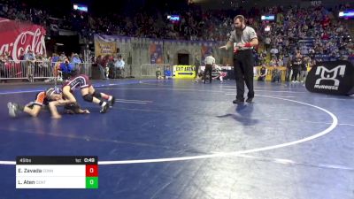 45 lbs Consy 2 - Easton Zavada, Connellsville vs Levi Aten, Central Columbia