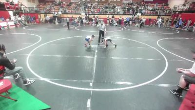 53 lbs Champ. Rd Of 16 - Lakeston Stewart, Grizzly Wrestling Club vs Preston Escobedo, Payette Wrestling Club