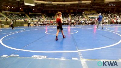 76 lbs Round Of 32 - Jenna Hammer, Wagoner Takedown Club vs Chance Besse, Division Bell Wrestling