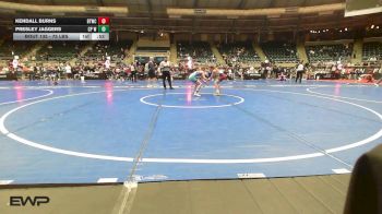 75 lbs Consi Of 16 #2 - Kendall Burns, Btwc vs Presley Jaggers, CP Wrestling