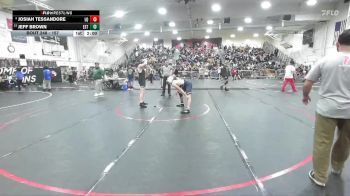 157 lbs Champ. Round 2 - Jeff Brown, Estancia vs Josiah Tessandore, La Quinta/LQ
