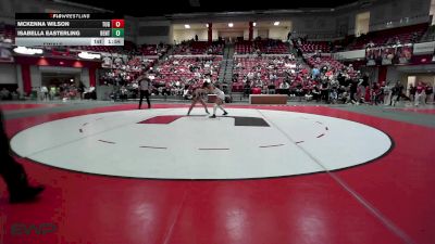120 lbs Final - McKenna Wilson, Tulsa Union Girls vs Isabella Easterling, Bentonville West Girls