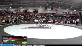 125 lbs Champ. Round 2 - Anthony Sagaris, Lake Erie vs Trevon Gray, Pitt-Johnstown