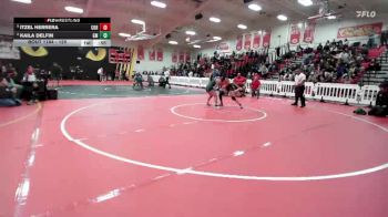 120 lbs Cons. Round 6 - Kaila Delfin, Garces Memorial vs Itzel Herrera, Corona Senior